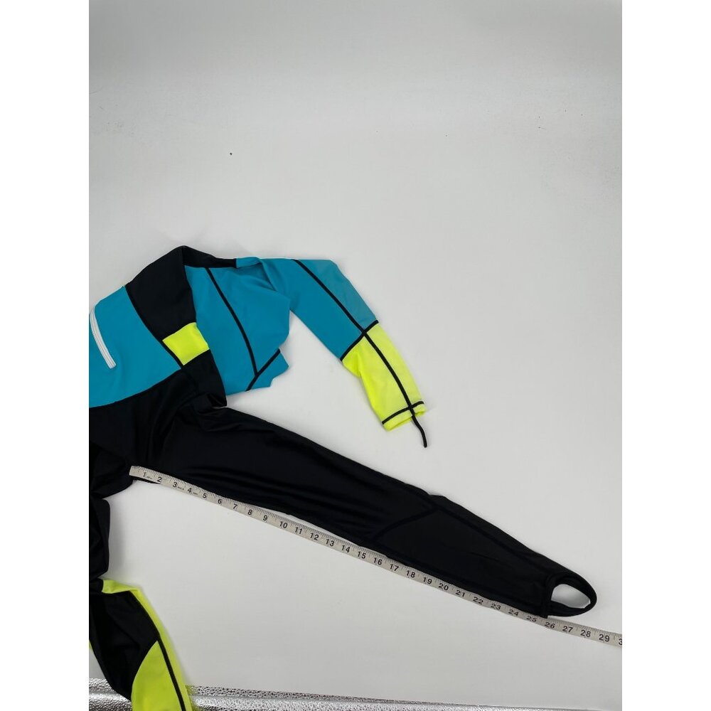 NWT HiSea Scuba Donkey Womens S Full Body Wetsuit UPF 50+ Turquoise/Black Surf - Picture 8 of 9